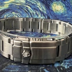 Men’s Stainless Steel Oyster  Bracelet