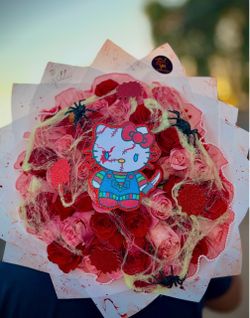 Halloween Rose Bouquet