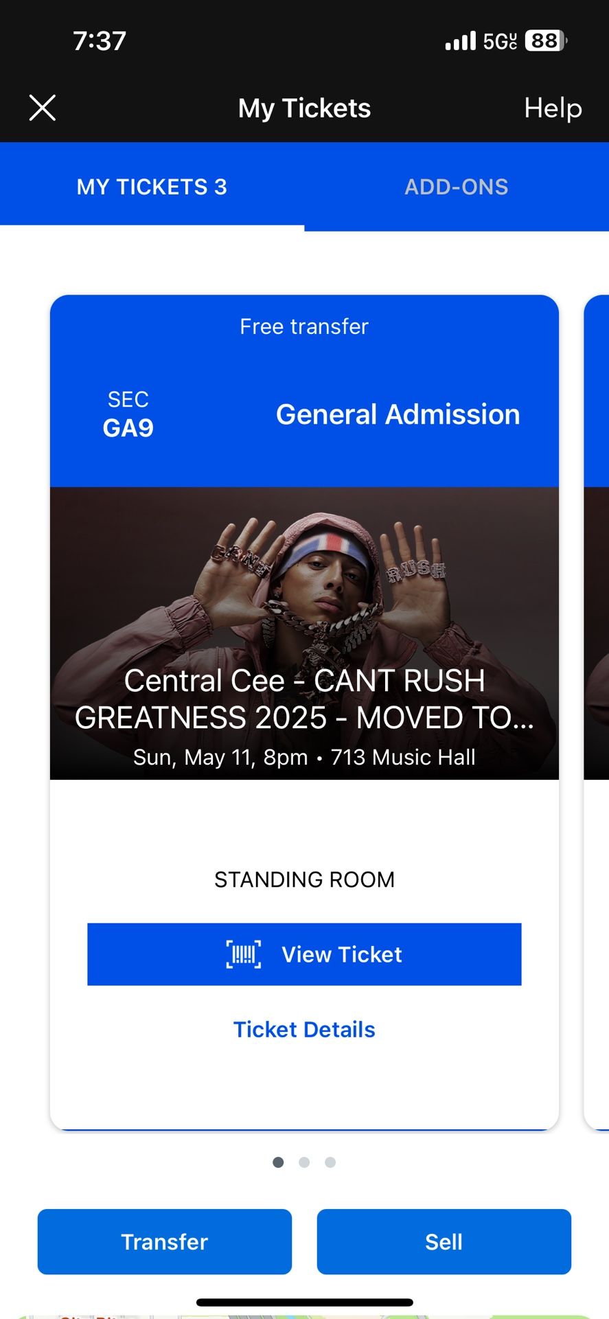 Central CeeHouston Texas Tickets