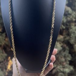 14k Gold Rope Chain 