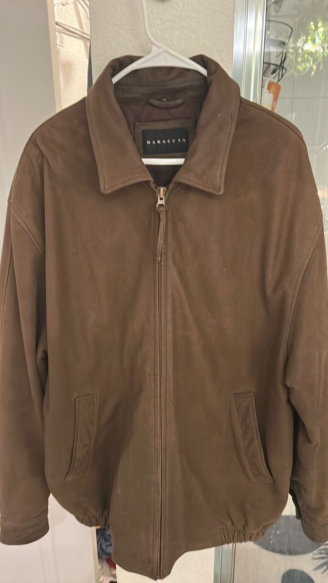 Baracuta leather jacket