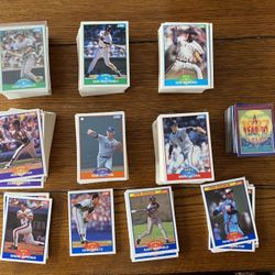 1989 Score Baseball Card Complete Set With Trivia Cards Randy Johnson Rookie Don Mattingly Baseball Cards 