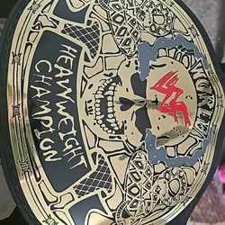 Stone Cold Smoking Skull Belt