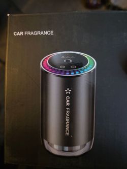 New Sealed – Smart Car Fragrance Diffuser, Cup Holder Design with RGB Light