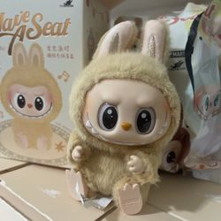 Opened Box BABA Have A Seat Labubu