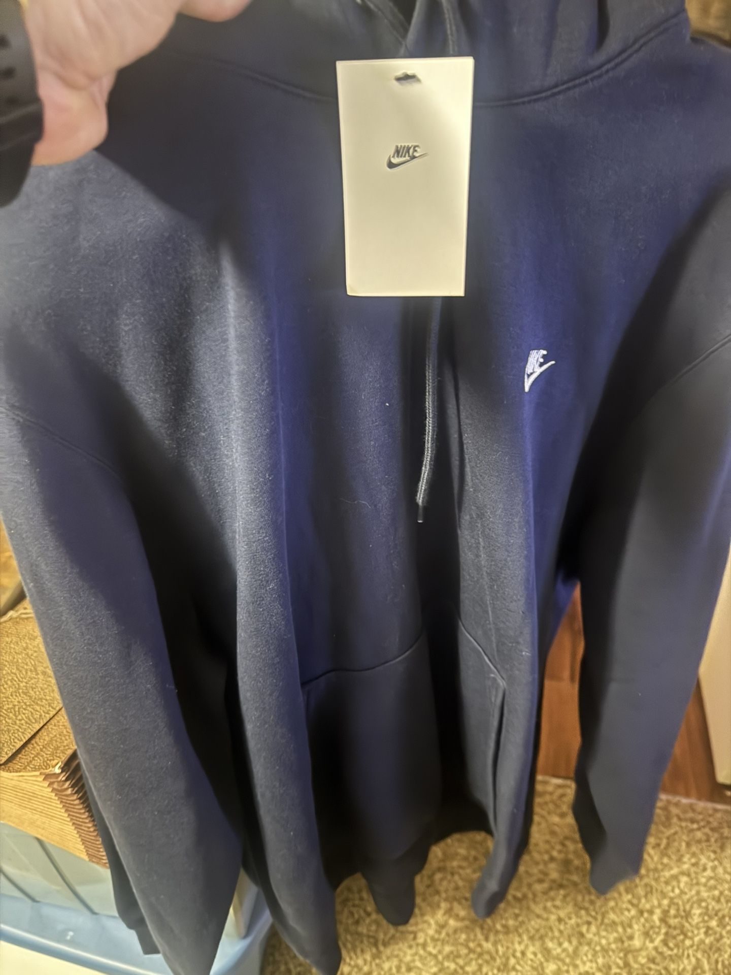 Blue XL Nike Hoodie