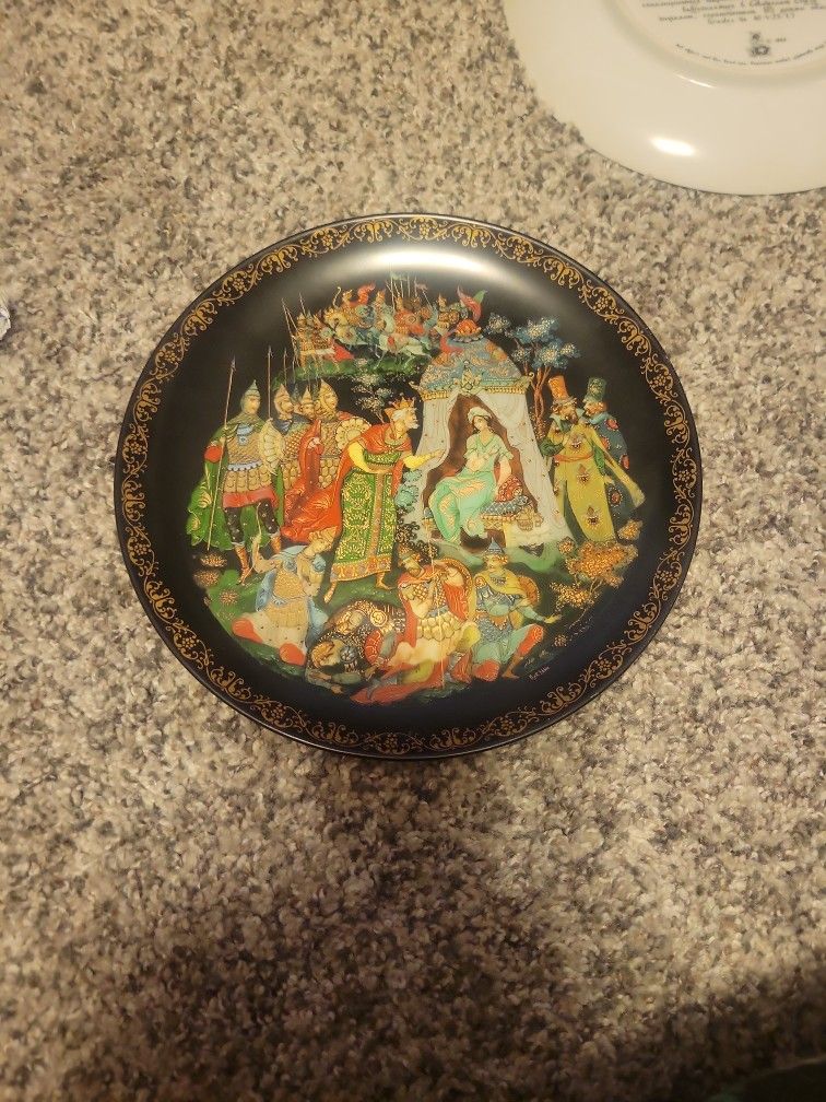 Russian Legends Plates Set Of 3