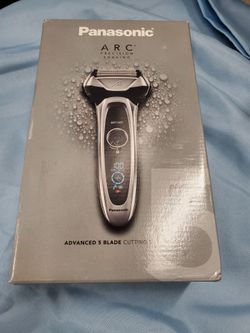 Panasonic Arc5 5-Blade Cordless Electric Shaver (Model: ES-LV65-S).