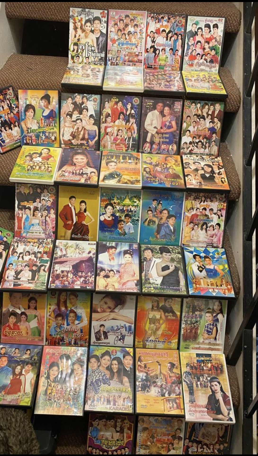 Collectibles collection Cambodian dvd. Music videos all for $100
