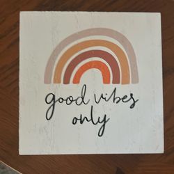Good vibes only art