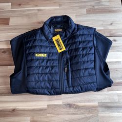 DEWALT Hybrid Men's Nylon/Polyester Insulated Vest XL