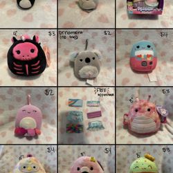 Squishmallows All Sizes Brand New