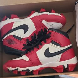 Jordan 1 Mid Youth Cleats