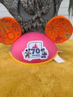 Disney Parks Disneyland 70th Anniversary Cast Member Mickey Ears Hat