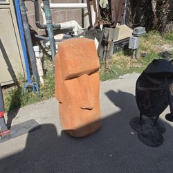 Ckassic Vintage Cement Heavy Tiki Statue