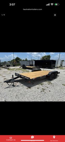 New 7×18 WORLDWIDE TRAILER Car Trailer