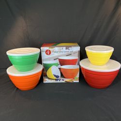 Pandex, Kitchen, Pandex Melamine Mixing Bowls W Lids 4piece