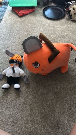 Pochita chain saw man  plushies