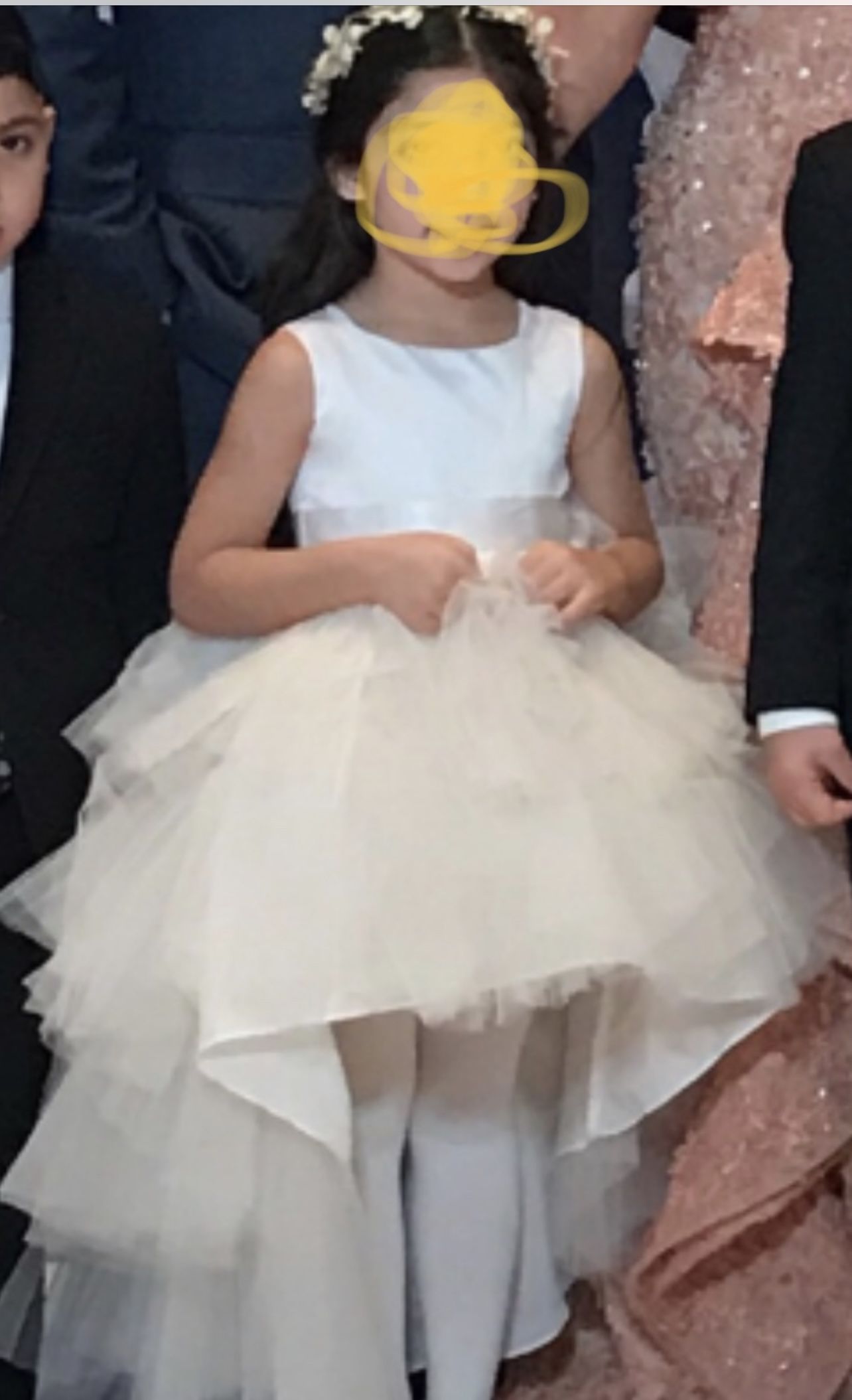  A Beautiful Flower Girl Dress Worn a couple hours only 