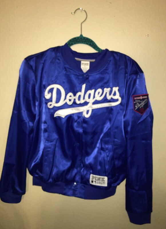 Victoria secret pink Dodgers jacket size xsmall ( FITS SMALL) runs