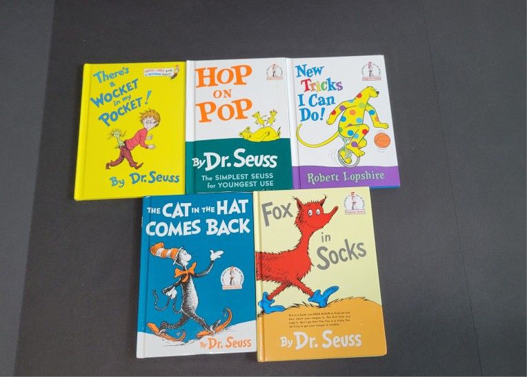 Lot Of 5 Dr Seuss Hardcover Books