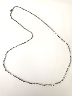 Stainless Steel Chain Necklace, 26”