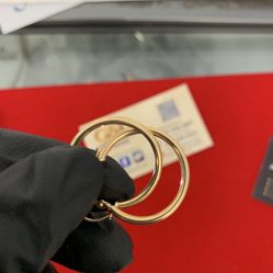 10k Gold Hoop Earrings 