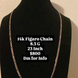 14k Figaro Chain