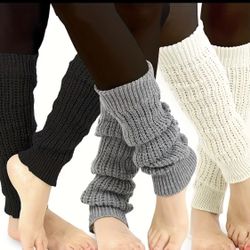 3 Pairs Leg Warmers