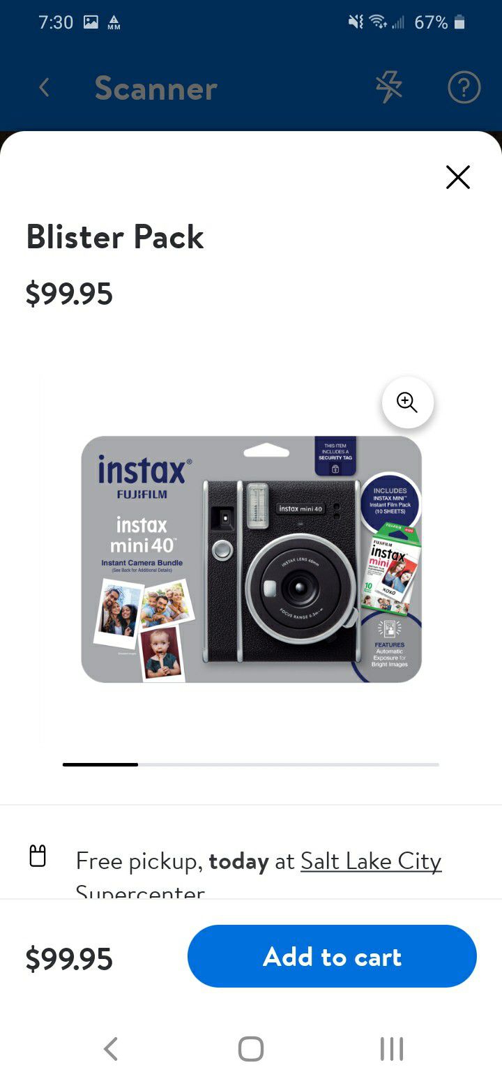 Instax Mini 40 Camera Bundle