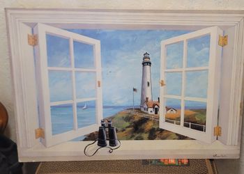 Lighthouse painting