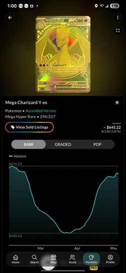 Mega charizard Y ex (mega hyper rare acemded heroes)
