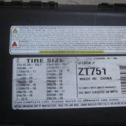 NEW Truck / SUV Cable Chains SCC #ZT751 for large 15" to 20" tires NEW