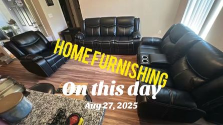 Furniture, living room leather