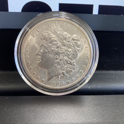 1902 O Morgan Silver Dollar 