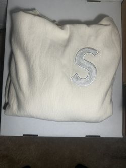 Supreme Natural S Logo Hoodie FW18 Medium