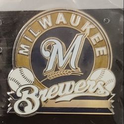 Milwaukee Brewers "THROWBACK LOGO" Lapel/Hat/Tie Pin By Wincraft (New In Package) EXTREMELY RARE! GREAT FOR HATS! Please Read Description.