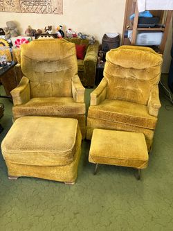 Vintage rocking easy chairs