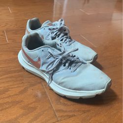 Gray Nike Woman Running Shoes