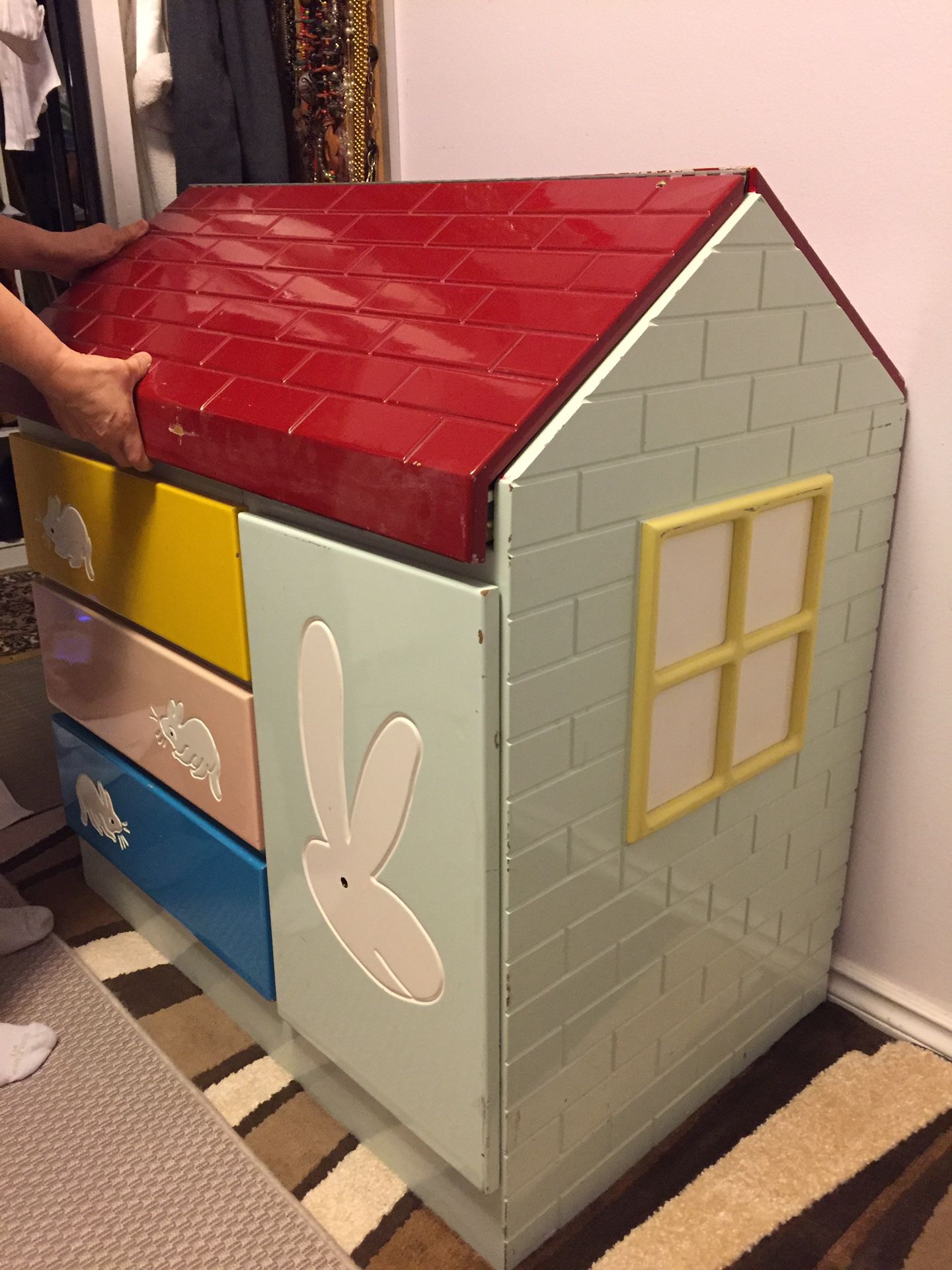 Bunny House, Drawer, and Desk