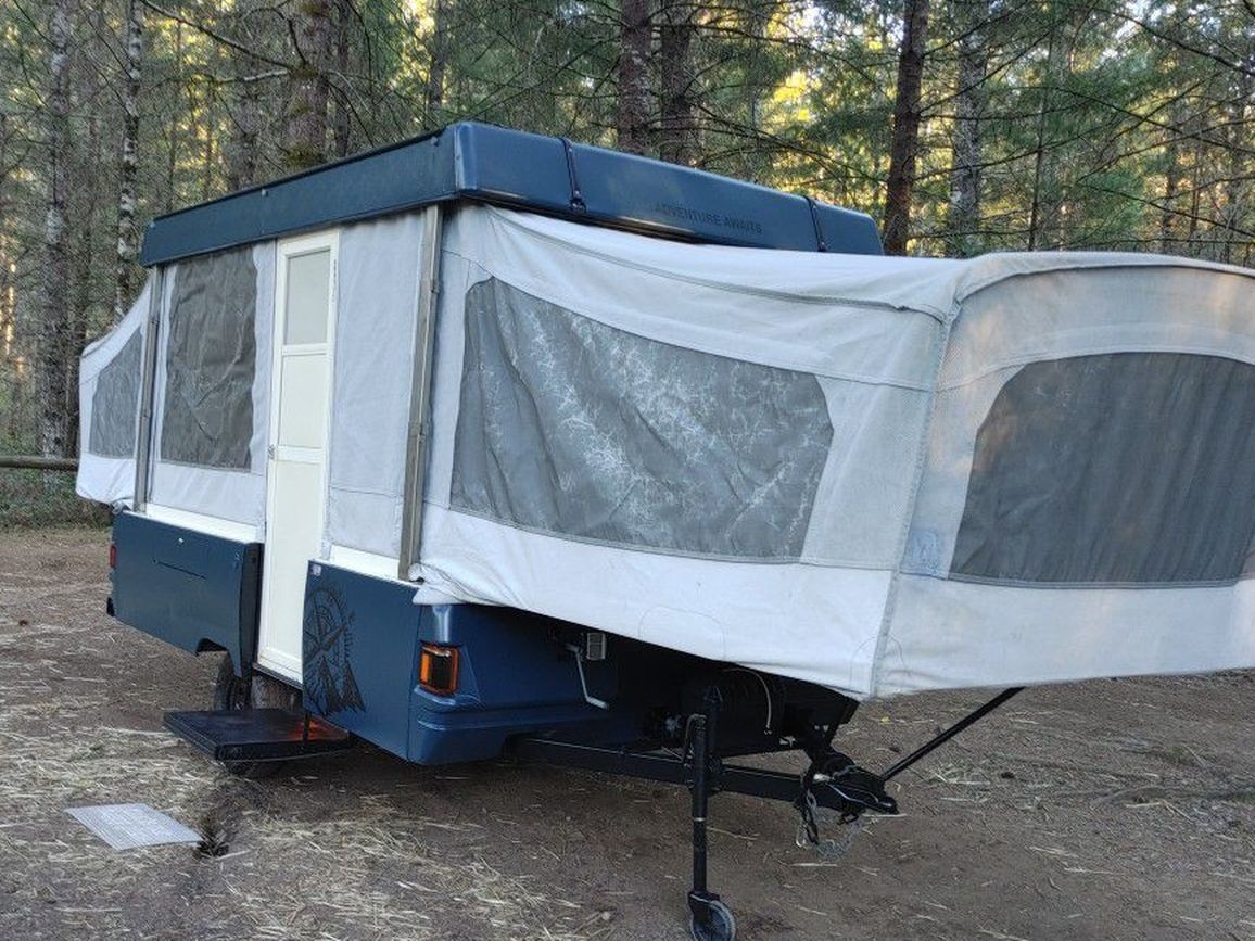 Coleman Sequoia Popup Camper Trailer Lifted/updated