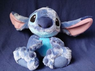 Disney Parks Stitch 10" Big Feet Floppy Ears Sitting Plush Toy Lilo and Stitch
