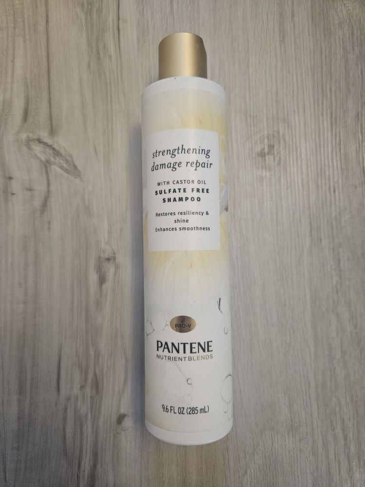 Pantene Nutrient Blends Sulfate Free Castor Oil Shampoo for Damage Repair - 9.6