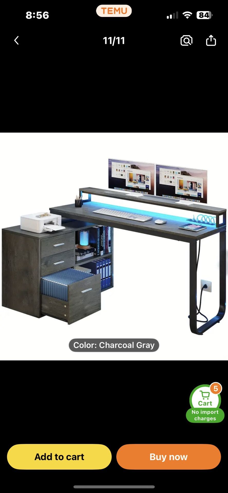 Desk Gray