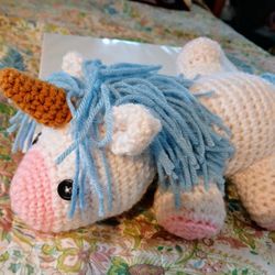 Crochet Baby Unicorn Plush