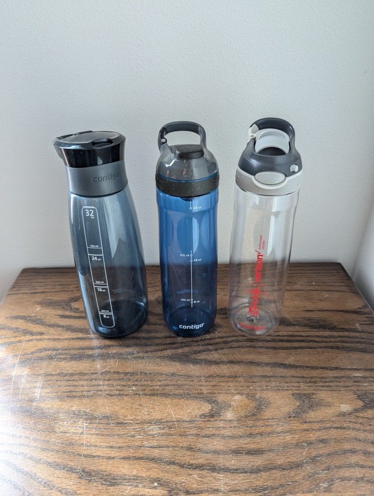3 Contigo Water Bottles