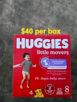 Huggies little movers size 8