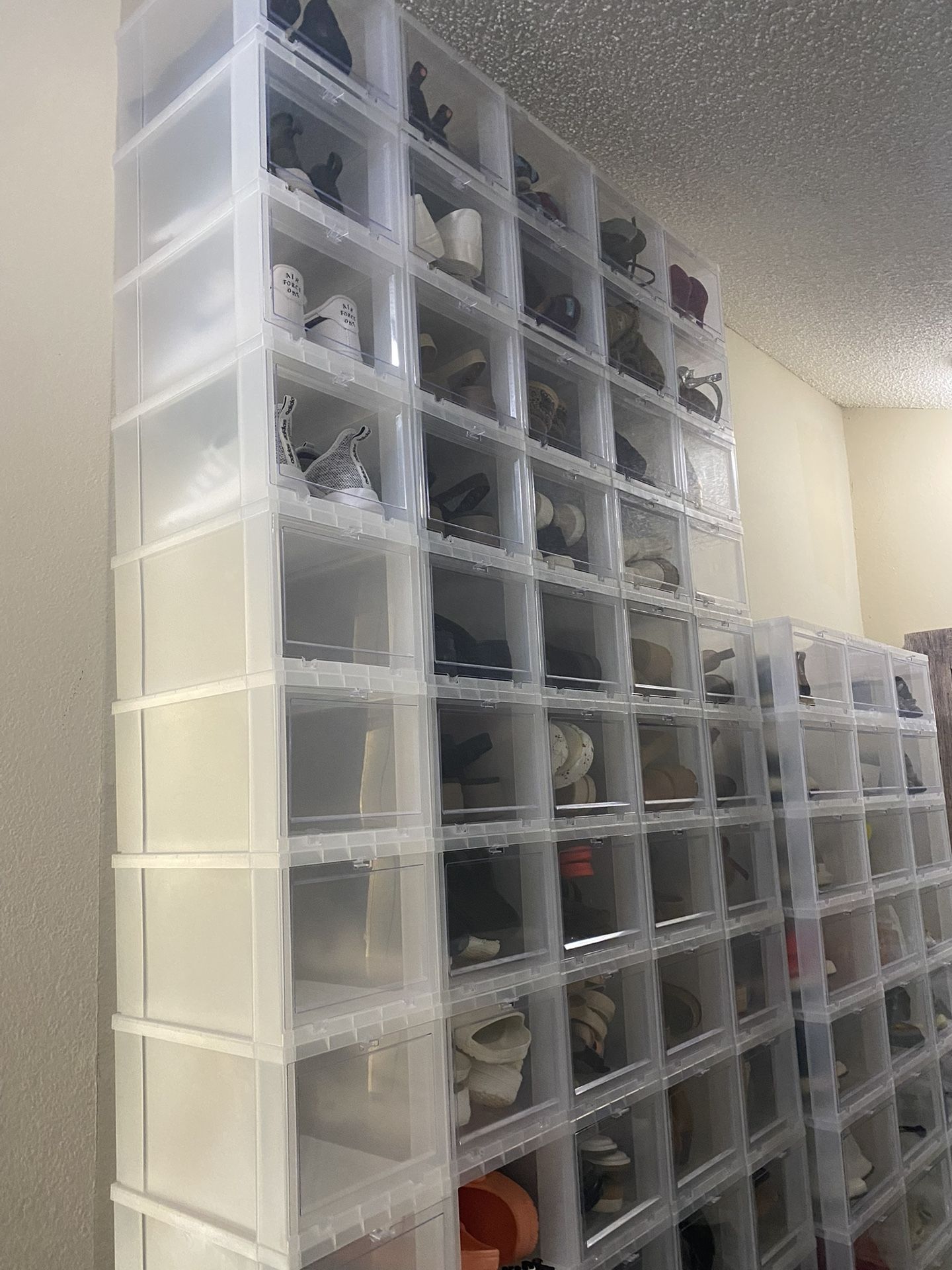 Stackable Shoe Storage Boxes from The Container Store