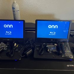 Two Portable Blu-ray Players 