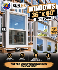 🏠 WINDOWS IN STOCK – SUN HS WAREHOUSE! 🪟